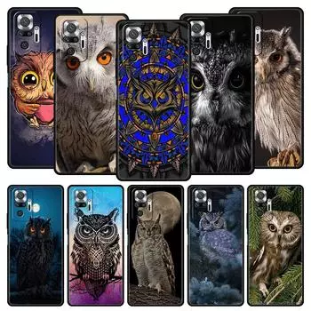 Чехол для телефона Xiaomi Redmi Note 12 10 11 9 8 Pro Plus 9S 7 8T 9T 9A 8A 9C K40 игровой мягкий чехол-бампер подарки для девочек с милой совой Redmi 8A