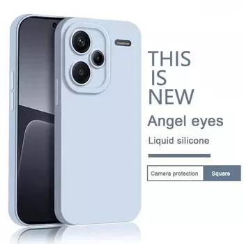 Чехол для телефона Xiaomi Redmi Note 13 13R 12 12T 12R Pro Plus Pro+ Turbo 3 Discovery 5G Angel Eyes Мягкая жидкая силиконовая задняя крышка Redmi Note 13 5G