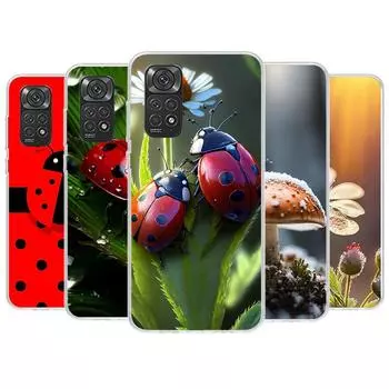 Чехол для телефона Xiaomi Redmi Note 13 12 12S 11 11S 10 10S 9 9S 11T 11E Pro Plus 8 8T 7 + чехол Redmi Note 13 4G