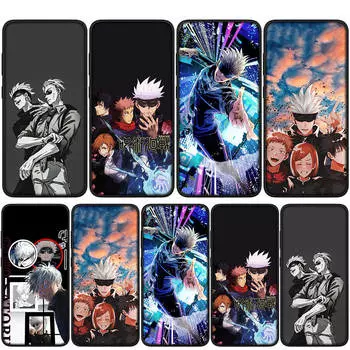Чехол для телефона Xiaomi Redmi Note 13 12 11 Pro Max X 10 9 XR Samsung Galaxy S24 S23 OPPO Huawei Jujutsu Kaisen Gojo Satoru Itadori Yuji для iPhone 16 15 14 for Huawei Y9A болюс