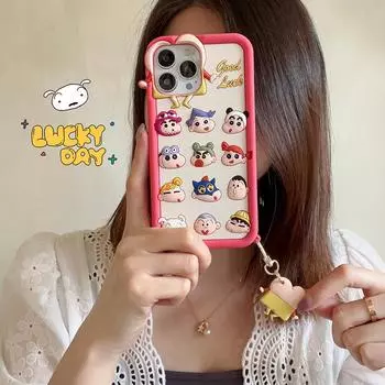 Чехол для телефона Xiaoxin с мультяшным карандашом, совместимый для iPhone 14 13 12 Pro Max 11, стереоскопический силиконовый защитный чехол iPhone 11 белый