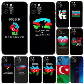 Чехол для телефона «Я люблю Азербайджан» для iPhone 5 5S 2020se 6 6s 7 8 plus x 10 XR XS 11 12 13 mini pro MAX, черная задняя крышка из ТПУ iphone 5 5S SE 2016
