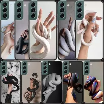Чехол для телефона «Ядовитая змея на пальме красоты» для Samsung Galaxy A12 A22 A32 A42 A52 A72 A54 A34 A24 A14 A73 A53 A33 A23 A13 Samsung A73