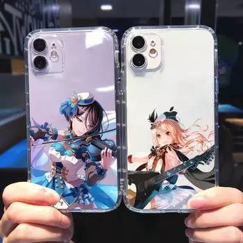Чехол для телефона Yashio Rui BanG Dream для iPhone 13 12 11 8 7 plus mini x xs xr pro max, прозрачный мягкий iphone 7 or 8