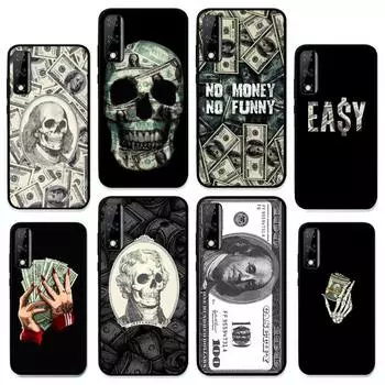 Чехол для телефона Yinuoda с забавным черепом и валютой для Huawei Y9 Y8 Y6 Prime Y7 Pro Y8s Y5 Mate 20 Pro 10 lite Huawei Y5 2018