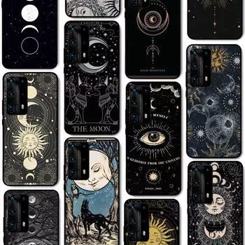 Чехол для телефона Yinuoda Witches Moon Tarot Mystery Totem для Huawei P50 P40 E P30 P20 Pro P10 Lite P Smart Y6 Nova3E Honor10 Huawei P10