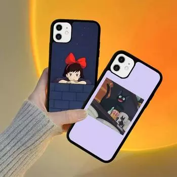 Чехол для телефона YNDFCNB Anime Kiki s Delivery Service, силиконовый чехол из ПК+ТПУ для iPhone 11 12 13 Pro Max 8 7 6 Plus X SE XR, твердые чехлы iphone 14