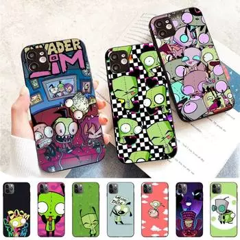 Чехол для телефона YNDFCNB Invader Zim для iPhone 11 12 13 Mini Pro Max 8 7 6 6S Plus X 5 SE 2020 XR XS Funda Case 6plus or 6s plus