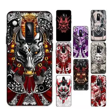 Чехол для телефона YNDFCNB Samurai Oni Mask для Samsung S20 lite S21 S10 S9 plus для Redmi Note8 9pro для Huawei Y6 Samsung S20 lite