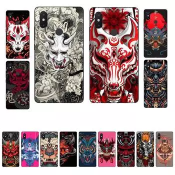 Чехол для телефона YNDFCNB Samurai Oni Mask для Xiaomi mi 8 9 10 lite pro 9SE 5 6 X max 2 3 mix2s F1 Xiaomi Mi 9