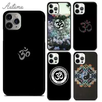 Чехол для телефона Yoga Aum Om Symbol для iPhone 11 12 13 14 Pro Max mini X XR XS SE 2020 6S 7 8 Plus Samsung Galaxy S21 S22 iPhone 6plus