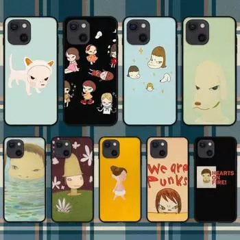 Чехол для телефона Yoshitomo Nara artnet Art Girl для iPhone 11 12 Mini 13 14 Pro XS Max X 8 7 6s Plus 5 SE XR Shell iPhoneXR