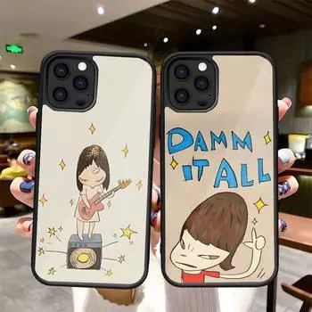 Чехол для телефона Yoshitomo Nara ПК + ТПУ для Apple Iphone 12Pro 11 13 Mini Pro 6S 7 8 Plus X Xs Max XR противоударный корпус iphone XS Max