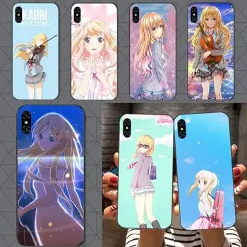 Чехол для телефона Your Lie In April для iPhone 14 13 12 11 XS X 8 7 6 Plus Mini Pro Max SE 2022, мягкий черный чехол для телефона iPhone 14
