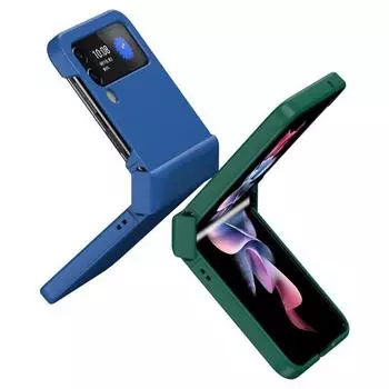 Чехол для телефона Yousheng, однотонный, с защитой от отпечатков пальцев, для мобильного телефона, ультратонкий, противоударный, с защитой от отпечатков пальцев, для Galaxy Z Flip3 For Galaxy Z Flip 3 зелёный