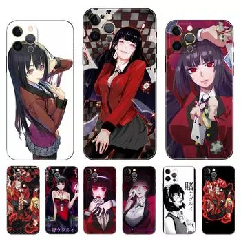 Чехол для телефона Yumeko jabami Kakegurui Twin для iPhone 5 2020se 6 6s 7 8 plus x 10 XR XS 11 12 13 mini pro MAX, черная задняя крышка из ТПУ iphone 5 5S SE 2016