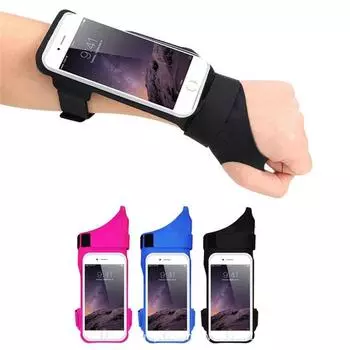 Чехол для телефона, защитная сумка, чехол для мобильного телефона, держатель для телефона, нарукавники, поддержка сотового телефона, сумка для бега чёрный