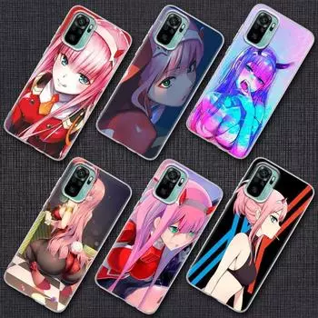 Чехол для телефона Zero Two Anime Darling In The Franxx для Xiaomi Redmi Note 9s 8 11 7 9 10 Pro 10s 11s Note 8Pro K40 Прозрачные чехлы Redmi Note 7