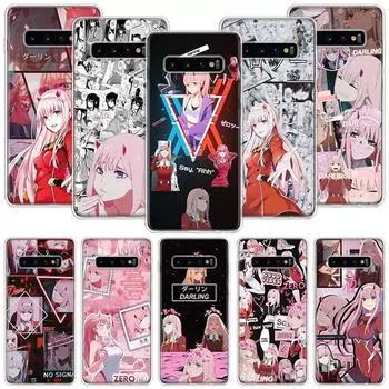 Чехол для телефона Zero Two Darling In The FranXX для Samsung Galaxy S20 FE S10 Plus S21 S22 Ultra S10E S9 S8 S7 Edge J4 + чехол Fundas Samsung S20 FE