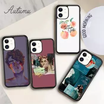 Чехол для телефона «Зови меня по своему имени» с фильмом для iPhone 11 12 13 14 Pro Max mini XR XS SE 2020 6S 7 8 Plus Samsung Galaxy S21 S22 iPhone 6plus