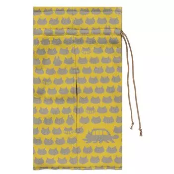 Чехол для трикотажной ткани Senko My Neighbor Totoro Cat Bus, желтый, свободная сумка, тип 65733 жёлтый
