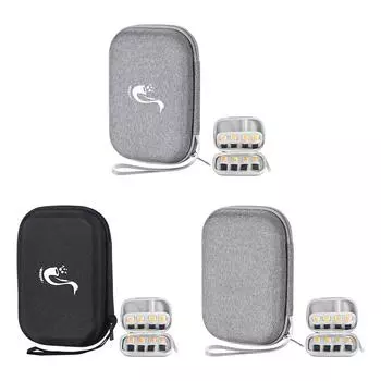 Чехол для трости для кларнета, водонепроницаемая жесткая сумка из ЭВА с сетчатым карманом, трости для альт-саксофона, коробка для хранения тростей для саксофона и кларнета серый