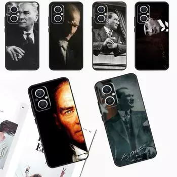 Чехол для Турции Мустафа Кемаль Ататюрк для OPPO Reno 10 Pro 4Z 5Z 8T 4 5 6 7 8 Lite OPPO Find X5 X6 Pro X2 Neo X3 Lite OPPO Reno10 Pro