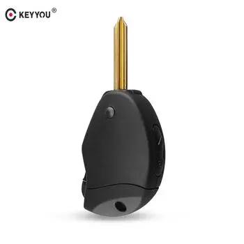 Чехол для удаленного ключа с 2 кнопками, брелок сбоку, подходит для Citroen Evasion Synergie Xsara Xantia чёрный