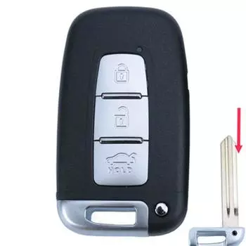 Чехол для удаленного ключа с дистанционным доступом без ключа ABS Корпус автомобильного ключа для Hyundai IX35 для Kia K2 K5 Sportage Forte Car For Hyundai-3 Buttons Type 2