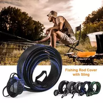Чехол для удочки 190 см, чехол для спиннинга, чехол для удочки, носок для удочки, перчатки для литья, морская рыбалка 190cm