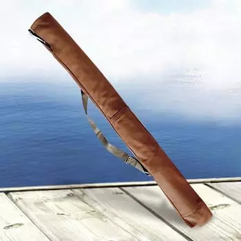 Чехол для удочки, складная сумка для удочки, рюкзак для рыбалки, путешествия на открытом воздухе, сумка для хранения рыболовных снастей, спортивная сумка 75cm coffee