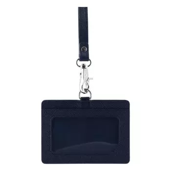 Чехол для удостоверения личности Lanvin Collection с шейным ремешком Couleur de Vin LANVIN COLLECTION JLMW0GE3 Черный [Коллекция Lanvin] [10]