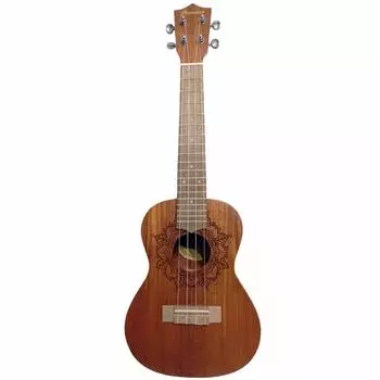 Чехол для укулеле Kailua Ukulele Concert Size из бамбука, коричневый BU-23KAI (Включено Мягкое)