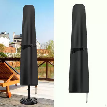 Чехол для уличного зонта, садовый зонт, простая установка, водонепроницаемая практичная ткань Оксфорд