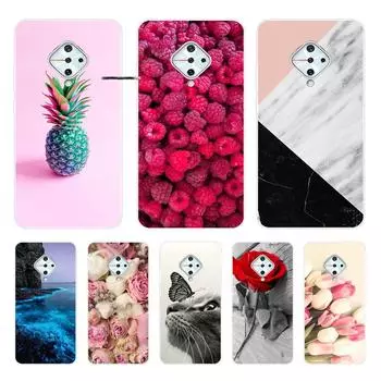 Чехол для Vivo V17 Чехол для Vivo 1920 TPU Чехол Силиконовый Мягкий TPU Мультяшный Чехол для телефона Vivo v17 Россия Vivo S1 Pro Funda V1945A vivo V17 Russia