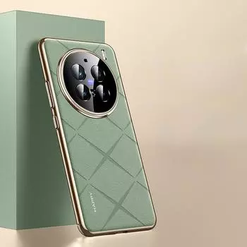 Чехол для VIVO X200 Pro, роскошный кожаный чехол для телефона Vivo X 200 Pro 5G, стильный защитный чехол для камеры с гальваническим покрытием, бампер For Vivo X200 Pro красный