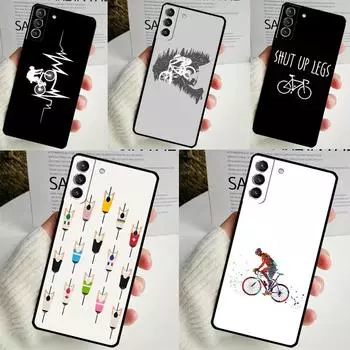 Чехол для велосипеда для Samsung Galaxy S22 S23 S24 Ultra Note 20 10 S8 S9 S10 Plus S21 S20 FE, мягкий чехол Galaxy S8 Plus
