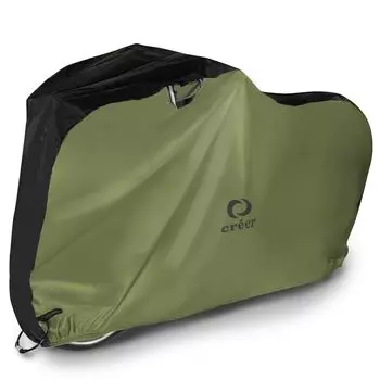 Чехол для велосипеда Fits up to Bikes crer, Водонепроницаемый, Толстый, Устойчивый к разрывам, Устойчивый к дождю, Устойчивый к УФ-лучам, Защита от кражи, 210D, 29-дюймовый (Обычный размер/Хаки)