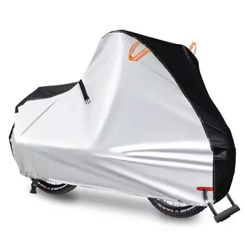 Чехол для велосипеда Новое издание Сверхтолстый 300D Чехол для велосипеда для электрического замка Ветрозащитный УФ-отражающий Сумка для хранения Подходит до велосипедов Стандартный Водонепроницаемый, Толстый,