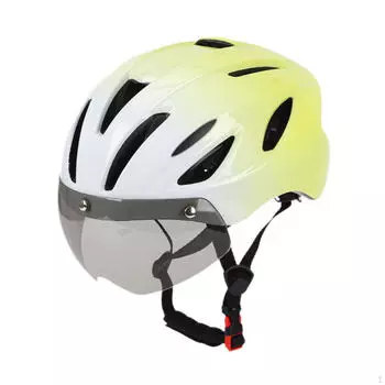 Чехол для велосипедного шлема, удобное легкое снаряжение с козырьком для активного отдыха жёлтый