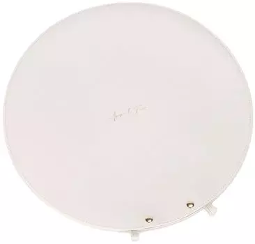 Чехол для вентилятора цвета слоновой кости, держатель для вентилятора, чехол для хранения, прозрачный портативный чехол для вентилятора Kpop Oshikatsu Maru, кожаный стиль, синтетическая кожа [AppelToi] 332962-11