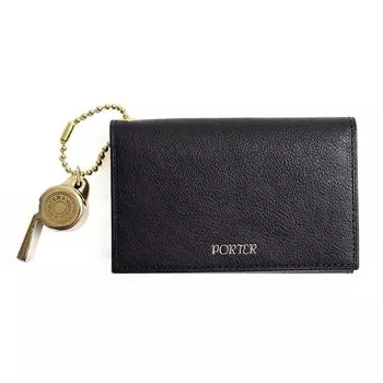 Чехол для визиток Yoshida Bag, держатель для визиток унисекс, чехол для визиток [Porter] 150-02292 для мужчин и женщин (10 Черный)