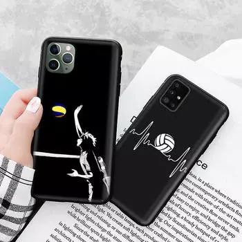 Чехол для волейбола A-172 для Samsung S24 S23 S22 S21 FE Ultra Xiaomi Redmi Note 13 12 11 iPhone 14 15 Pro Max OPPO A12 Reno VIVO A15 Redmi 13 4G бездна