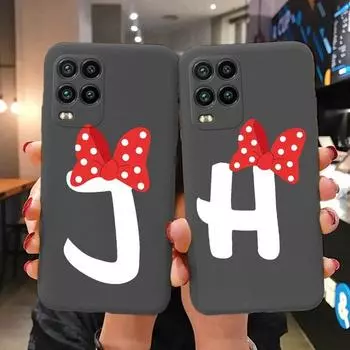 Чехол для Xiaomi 10 Lite 5G, мягкий чехол из ТПУ, красивый чехол для телефона с бантом и буквами для Xiaomi 10 Lite, задняя крышка, мягкий чехол-бампер, милый чехол с принтом, Fundas Siling Mi 10 Lite 5G