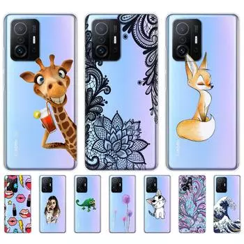 Чехол для Xiaomi 11T Pro, мягкий силиконовый чехол для Xiaomi 11T Pro, задняя крышка для телефона Xiaomi11T mi 11 T 11TPro, чехол 6,67 дюйма, бампер из ТПУ For Xiaomi 11T Pro