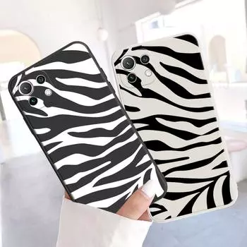 Чехол для Xiaomi 12T Pro, чехол с рисунком зебры в виде животного для Xiaomi Mi 11T 12T Pro 11 Lite 5G NE 12S 11 Ultra 11 12 Pro 12X, мягкий чехол Mi 12T 5G