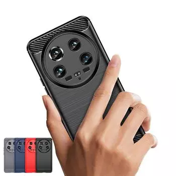 Чехол для Xiaomi 14 Ultra Чехол для Xiaomi 14 Ultra Чехол из матовой резины Чехол для телефона Противоударный защитный чехол из ТПУ для Xiaomi 14 Ultra For Xiaomi 14 Ultra чёрный