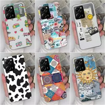 Чехол для Xiaomi Mi 11 Lite 5G NE 11T Pro 13 Poco M4 X5 Pro, задняя крышка, модная прозрачная сумка для телефона, мягкий матовый силиконовый противоударный бампер для Xiaomi Xiaomi 12