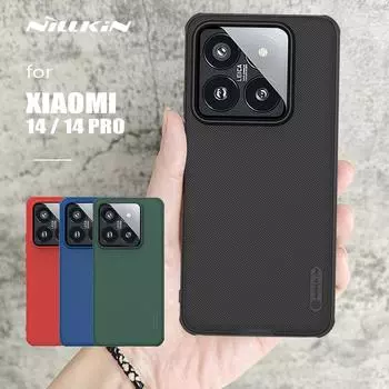 Чехол для Xiaomi Mi 14/14 Pro 5G с суперматовым экраном, ультратонкий жесткий защитный чехол для ПК для Xiaomi Mi14 Pro, чехол for Mi 14 чёрный