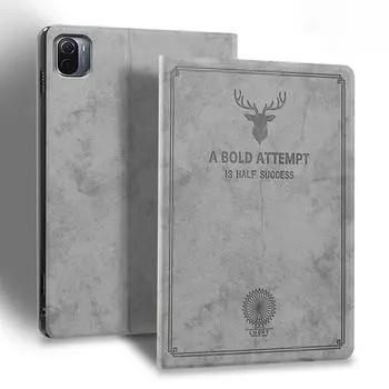 Чехол для Xiaomi Mi Pad 4 5 6 Tablet Funda Slim Ретро складной флип-подставка из искусственной кожи Смарт-чехол для Xiaomi Redmi Pad 10,6 Чехол XiaoMi pad 4 8inch синий